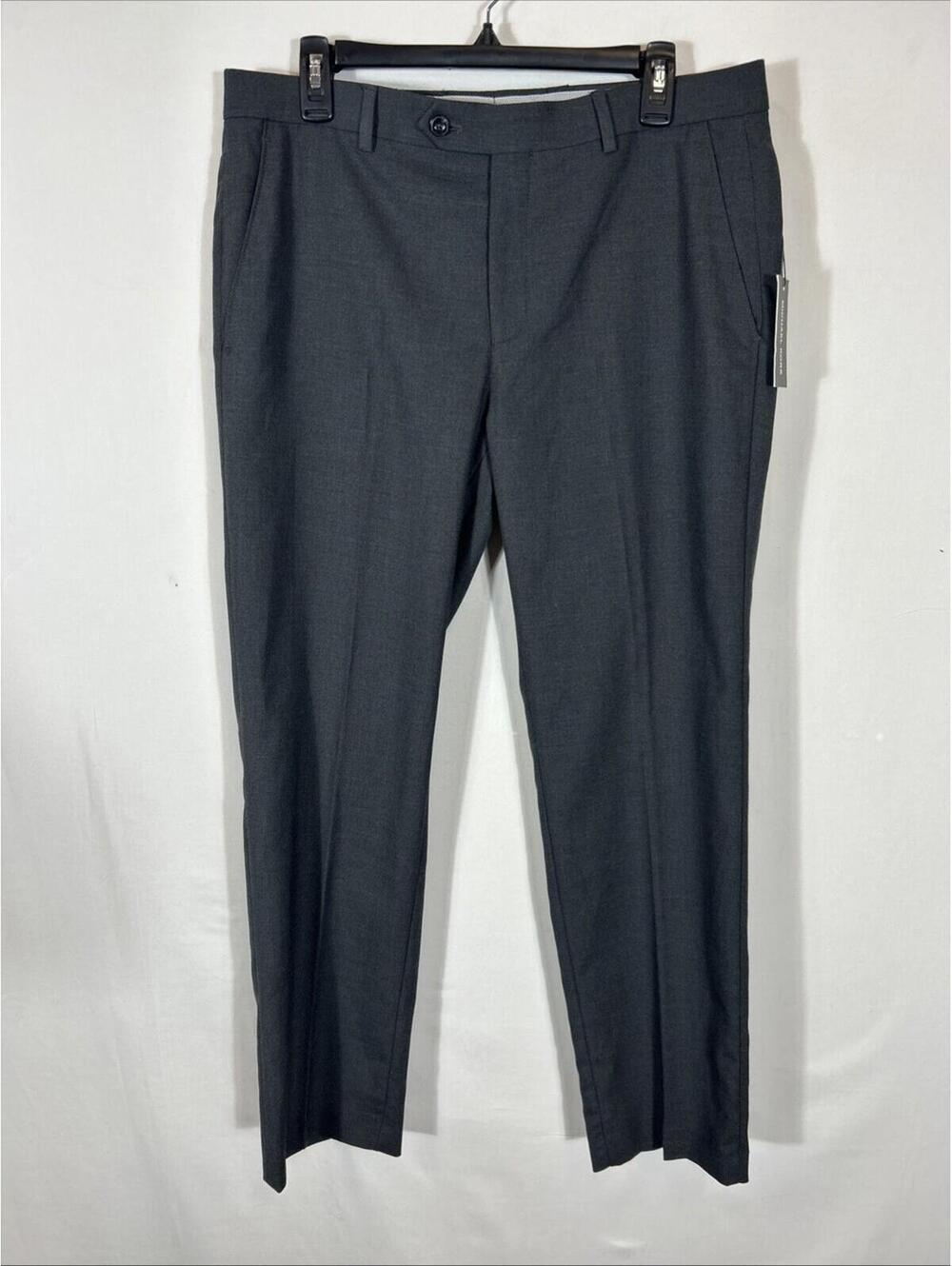 $148 Michael Kors Men's Gray Classic-Fit Fall Pattern Pants Size P34W X30L